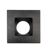 EnvisionLED MDL-TRIM-SQ-BLK LED 1 Inches Mini Low Voltage Downlights Square Black Trim Finish