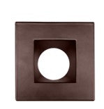 EnvisionLED MDL-TRIM-SQ-BZ LED 1 Inches Mini Low Voltage Downlights Square Bronze Trim Finish