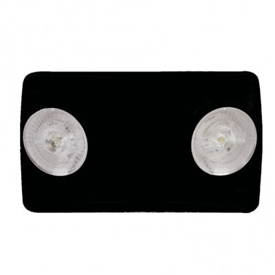 2W Mini LED Emergency Light, Black Finish