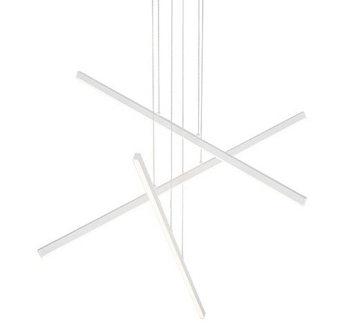 Kuzco Lighting MP10303-WH LED Vega Multi-Light Pendant Light 120V White Finish