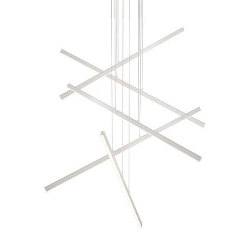 Kuzco Lighting MP10305-XX Vega LED Multi-Light Brushed Nickel Pendant Light 120V - BuyRite Electric