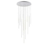 Kuzco Lighting MP14932-WH LED Chute Multi-Light Pendant Light 120V White Finish