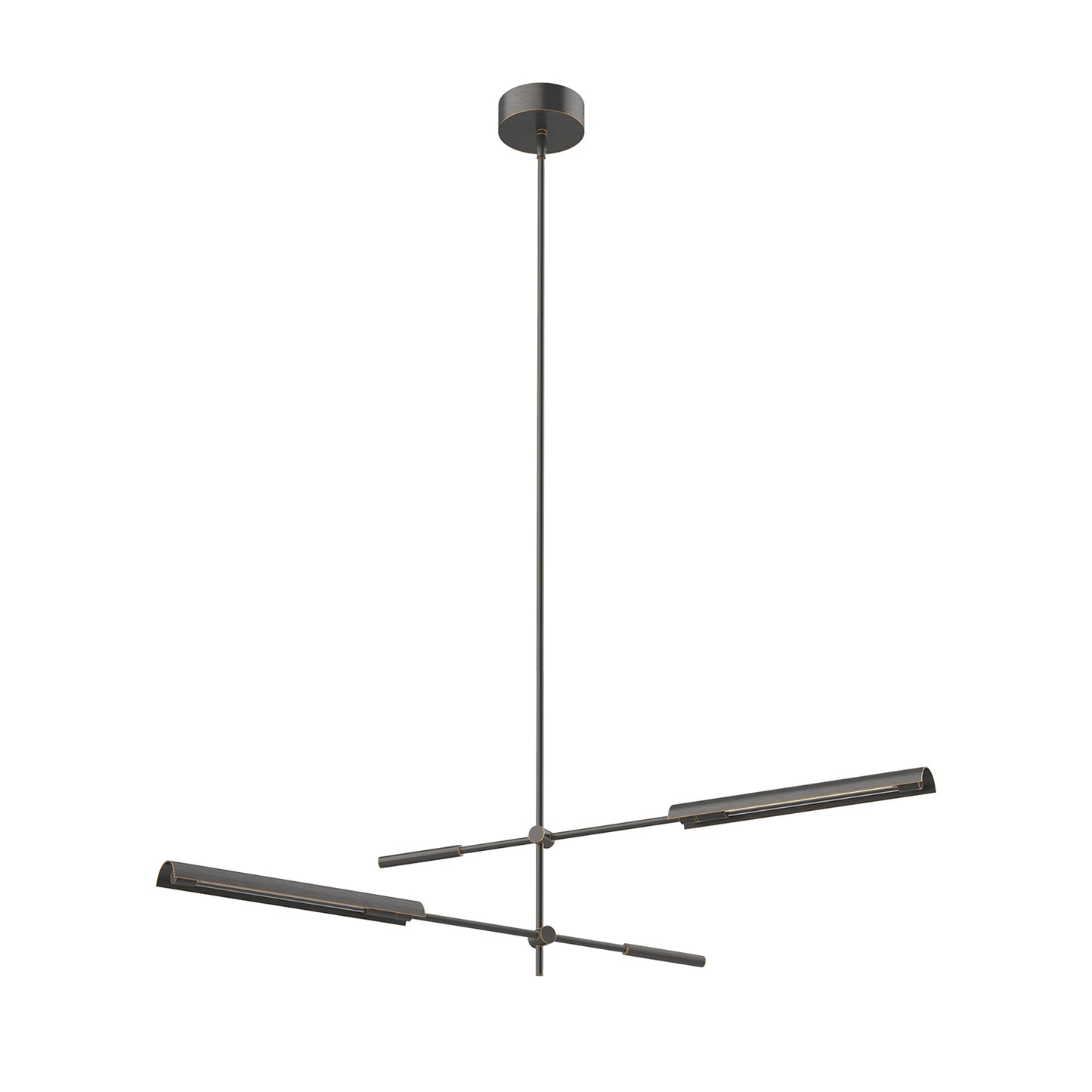 Alora Lighting MP316402UBMS LED Astrid Multi Light Pendant 2 Lights Urban Bronze Finish