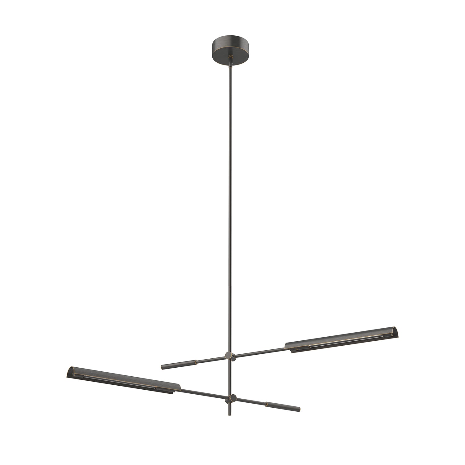 Alora Lighting MP316402UBMS LED Astrid Multi Light Pendant 2 Lights Urban Bronze Finish