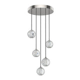 Alora Lighting MP321205PN Marni Integrated LED Pendant, Ceiling lighting Nickel Finish