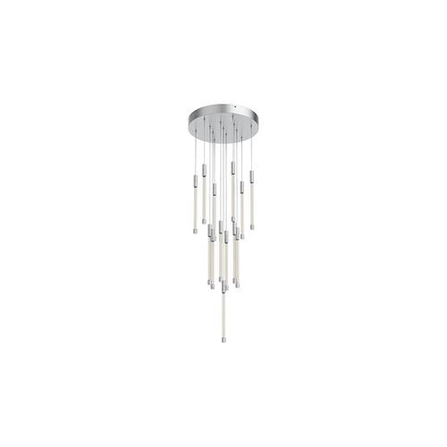 Kuzco Lighting MP75113-CH LED Motif 13 Inch Multi Light Pendant Ceiling Light Chrome Finish