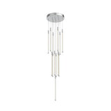 Kuzco Lighting MP75121-CH LED 20 Inch Motif Multi Light Pendant Ceiling Light Chrome Finish