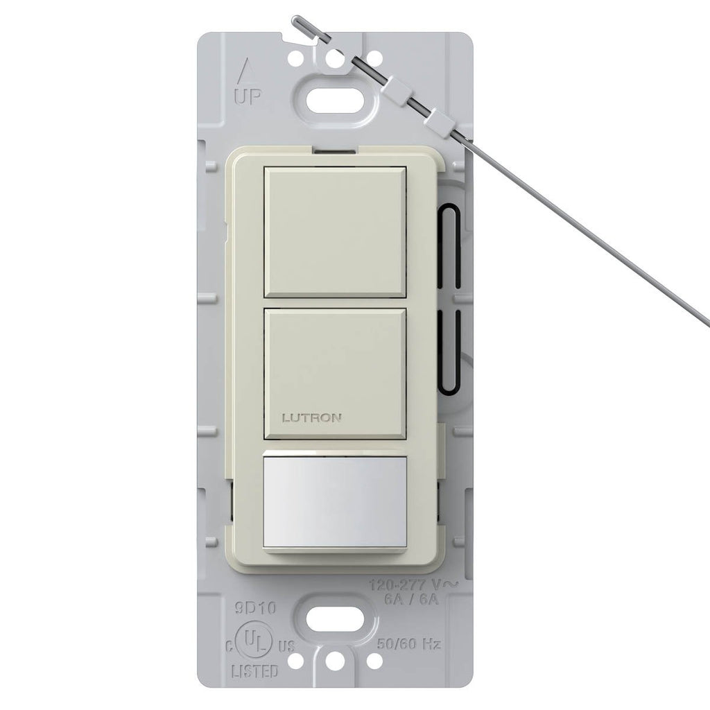 Lutron MS-OPS6-DDV-WH Maestro Dual-Circuit Switch with Occupancy / Partial-On Sensor