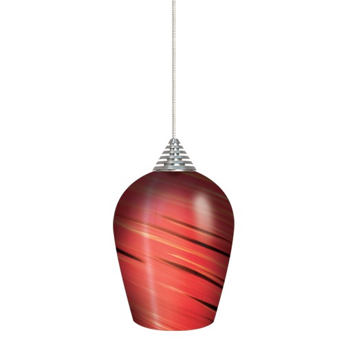 ELCO Lighting EDL61N-MA LED Blake Glass Pendants 5W 3000K 300 lm 120 Mars Finish | BuyRite Electric