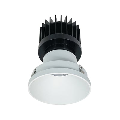 Nora Lighting NIO-4PRTLNDC27XMPW/HL LED 4 Inch Iolite PLUS Round Trimless Downlight 1500lm/2000lm/2500lm 2700K Matte Powder White Finish
