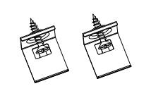 Core Lighting ALP50C-CL LED surface, corner profile - Mounting Clips