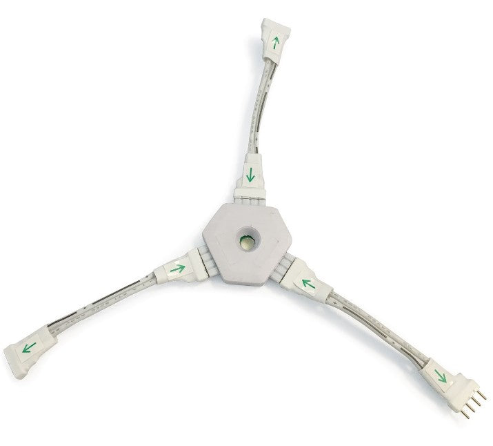 Nora Lighting NATL-300W Y 24V Splitter Cable Tape Light White