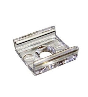 Nora Lighting NATL-401 Clear Acrylic Mounting Clips For Tape Light 15 Pack