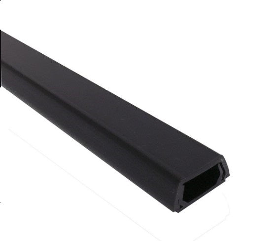 Nora Lighting NATL-422B 2 Foot Wire Raceway-Plastic Black Finish