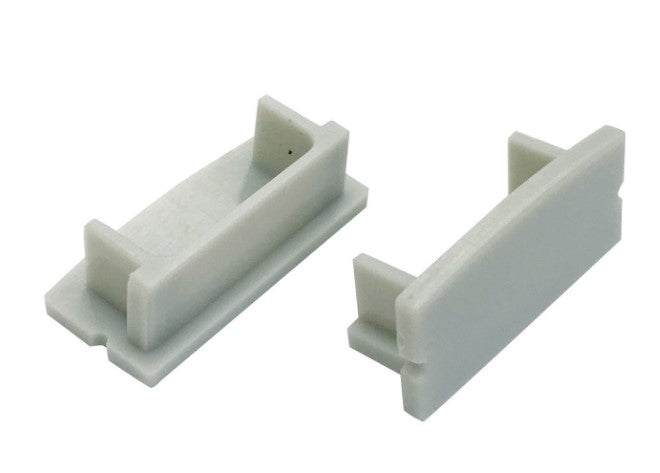 Nora Lighting NATL-CEC1 Aluminum Channel End Cap With Wings