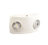 Nora Lighting NE-602LEDW 2W / 150lm Compact Dual Head LED Emergency Light White Finish