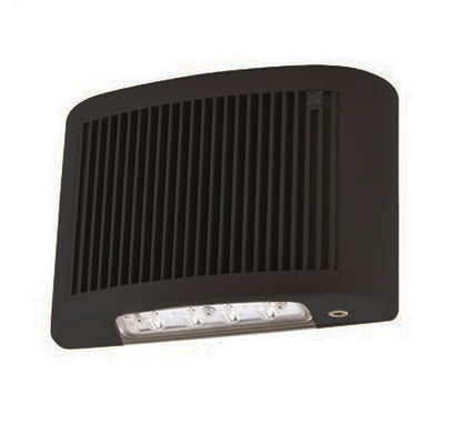 Nora Lighting NE-902LEDBZ Outdoor Slim LED Emergency Light with Photosensor Bronze Finish