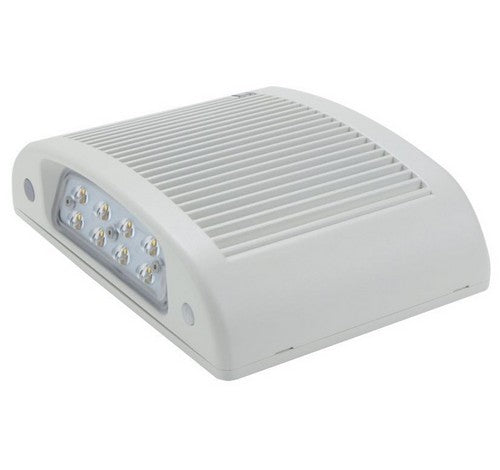 Nora Lighting NE-902LEDW Outdoor Slim LED Emergency Light with Photosensor White Finish