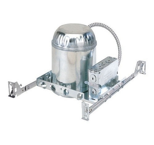 NORA Lighting NHIC-5LMRAT/EM 5" Chicago Plenum New Construction Housing with Emergency Battery and Remote Test Switch 120V - BuyRite Electric