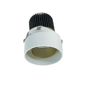 Nora Lighting NIO-2RTLA35QCH 2 Inch Iolite LED Round Trimless Adjustable, 10-Degree Optic, 850lm / 12W, 3500K, Champagne Haze Adjustable / Champagne Haze Reflector
