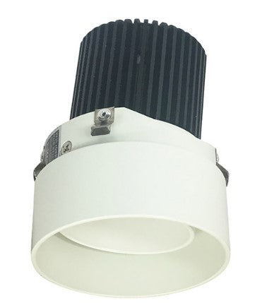 Nora Lighting NIO-2RTLA40QWW 2 Inch Iolite LED Round Trimless Adjustable, 10-Degree Optic, 850lm / 12W, 4000K, White Adjustable / White Reflector