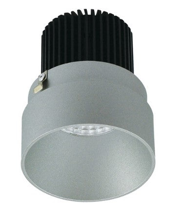 Nora Lighting NIO-2RTLNDC30QHZ 2 Inch Iolite LED Round Trimless Downlight, 10-Degree Optic, 850lm / 12W, 3000K, Haze Finish