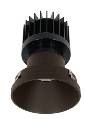 Nora Lighting NIO-4PRTLNDC50XBZ/HL LED 4 Inch Iolite PLUS Round Trimless Downlight 1500lm/2000lm/2500lm 5000K Bronze Finish