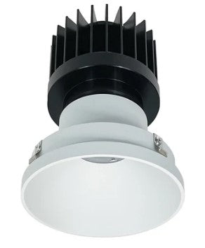 Nora Lighting NIO-4PRTLNDC40XMPW/HL LED 4 Inch Iolite PLUS Round Trimless Downlight 1500lm/2000lm/2500lm 4000K Matte Powder White Finish