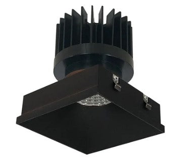 Nora Lighting NIO-4PSTLNDC27XBZ/HL LED 4 Inch Iolite PLUS Square Trimless Downlight 1500lm/2000lm/2500lm 2700K Bronze Finish