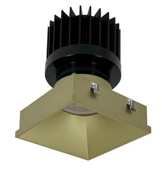 Nora Lighting NIO-4PSTLNDC27XCH/HL LED 4 Inch Iolite PLUS Square Trimless Downlight 1500lm/2000lm/2500lm 2700K Champagne Haze Finish