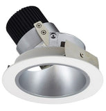 Nora Lighting NIO-4RD27QHZMPW 4 Inch Iolite LED Round Adjustable Deep Reflector, 10-Degree Optic, 850lm / 12W, 2700K, Haze Reflector / Matte Powder White Flange