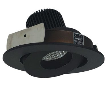 Nora Lighting NIO-4RG40QBZ 4 Inch Iolite LED Round Adjustable Gimbal, 10-Degree Optic, 850lm / 12W, 4000K, Bronze Finish