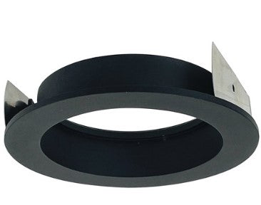 Nora Lighting NIO-4RTFABB 4 Inch Iolite Trimless to Flanged Converter Accessory, Black