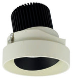 Nora Lighting NIO-4RTLA35QBW 4 Inch Iolite LED Round Trimless Adjustable, 10-Degree Optic, 850lm / 12W, 3500K, Black Adjustable / White Reflector