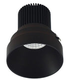 Nora Lighting NIO-4RTLNDC30QBZ 4 Inch Iolite LED Round Trimless Downlight, 10-Degree Optic, 850lm / 12W, 3000K, Bronze Finish