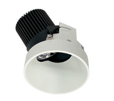 Nora Lighting NIO-4RTSLA30QWW 4" Iolite LED Round Trimless Adjustable Slot, 10-Degree Optic, 850lm / 12W, 3000K, White