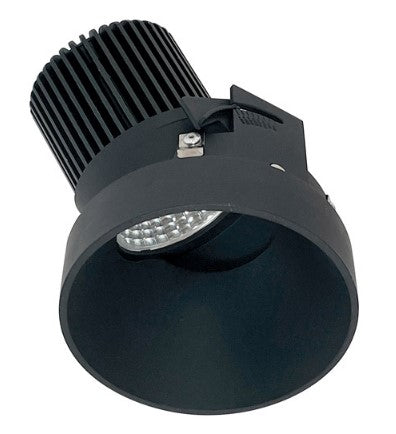 Nora Lighting NIO-4RTSLA35XBB/10 4 Inch Iolite LED Round Trimless Adjustable Slot, 1000lm / 14W, 3500K, Black