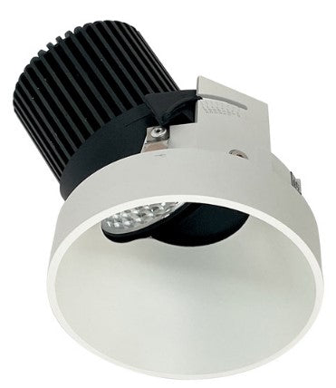 Nora Lighting NIO-4RTSLA35XWW/10 4 Inch Iolite LED Round Trimless Adjustable Slot, 1000lm / 14W, 3500K, White