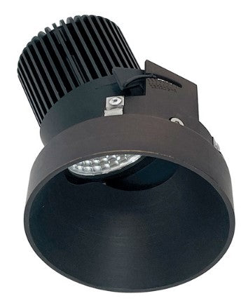 Nora Lighting NIO-4RTSLA50XBZ 4 Inch Iolite LED Round Trimless Adjustable Slot, 800lm / 14W, 5000K, Bronze