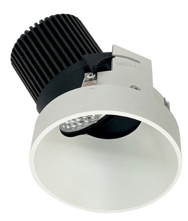 Nora Lighting NIO-4RTSLA50XWW 4 Inch Iolite LED Round Trimless Adjustable Slot, 800lm / 14W, 5000K, White