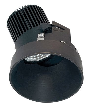 Nora Lighting NIO-4RTSLACDXBZ 4 Inch Iolite LED Round Trimless Adjustable Slot, 800lm / 14W, Comfort Dim, Bronze