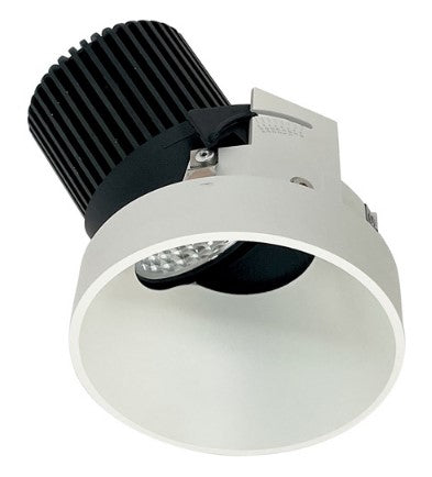 Nora Lighting NIO-4RTSLACDXWW 4 Inch Iolite LED Round Trimless Adjustable Slot, 800lm / 14W, Comfort Dim, White