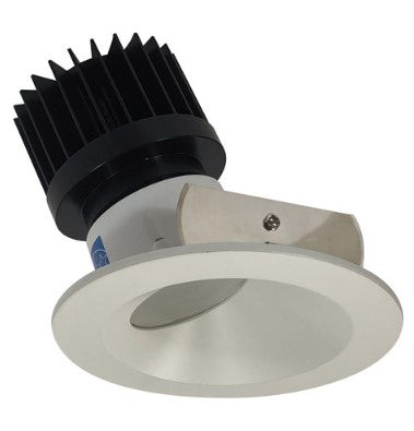 Nora Lighting NIO-4RW30XWW/HL 4 Inch Iolite LED Round Wall Wash, 1500lm/2000lm (varies by housing), 3000K, White Reflector / White Flange