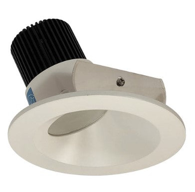 Nora Lighting NIO-4RW40XWW/10 4 Inch Iolite LED Round Wall Wash, 1000lm / 14W, 4000K, White Reflector / White Flange