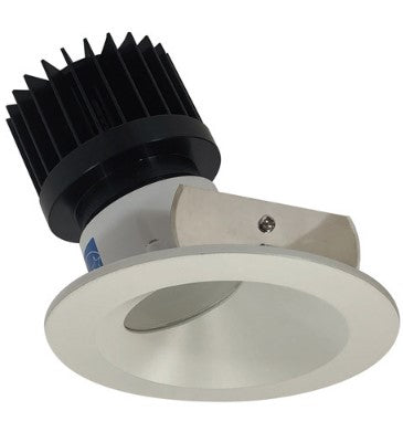 Nora Lighting NIO-4RW40XWW/HL 4 Inch Iolite LED Round Wall Wash, 1500lm/2000lm (varies by housing), 4000K, White Reflector / White Flange