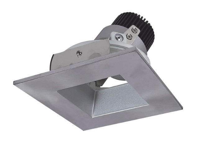 Nora Lighting NIO-4SDSQ50XHN/10 4 Inch Iolite Square /Square Reflector Adjustable Trim 1000Lm 5000K Haze/Natural Metal