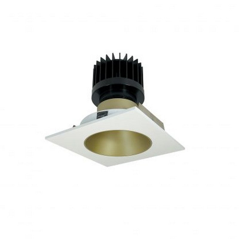 Nora Lighting NIO-4SNDC27XCHMPW/HL 4 Inch Iolite Square Reflector with Round Aperture