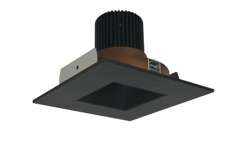 Nora Lighting NIO-4SNDSQ27QBZ 4 Inch Iolite LED Square Reflector with Square Aperture, 10-Degree Optic, 850lm / 12W, Color Temperature 2700K, Bronze Reflector / Bronze Flange Finish
