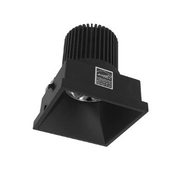 Nora Lighting NIO-4STLNDC40QBB 4 inch Iolite Led Square Trimless Downlight Black Finish
