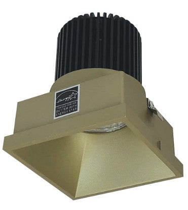Nora Lighting NIO-4STLNDC50XCH/10 4 Inch Iolite LED Square Trimless Downlight, 1000lm / 14W, 5000K, Champagne Haze Finish